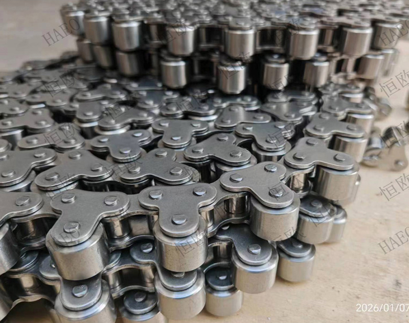 不锈钢顶置滚轮链